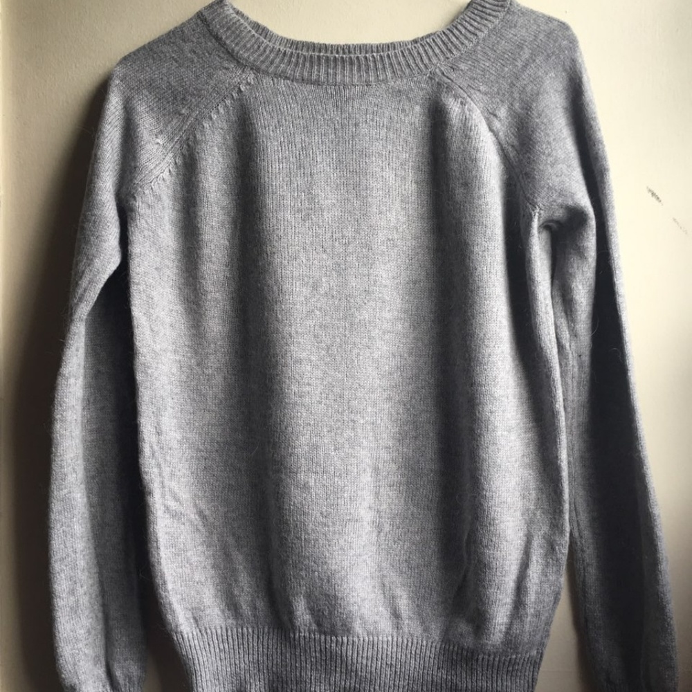Forever 21 Plain Gray Sweater